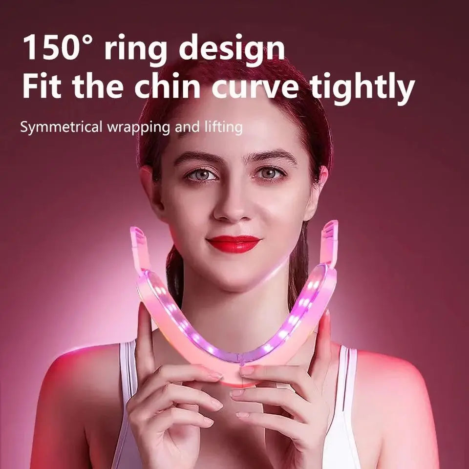 LED Facial Massager — Photon Therapy, Lifting & Slimming Device