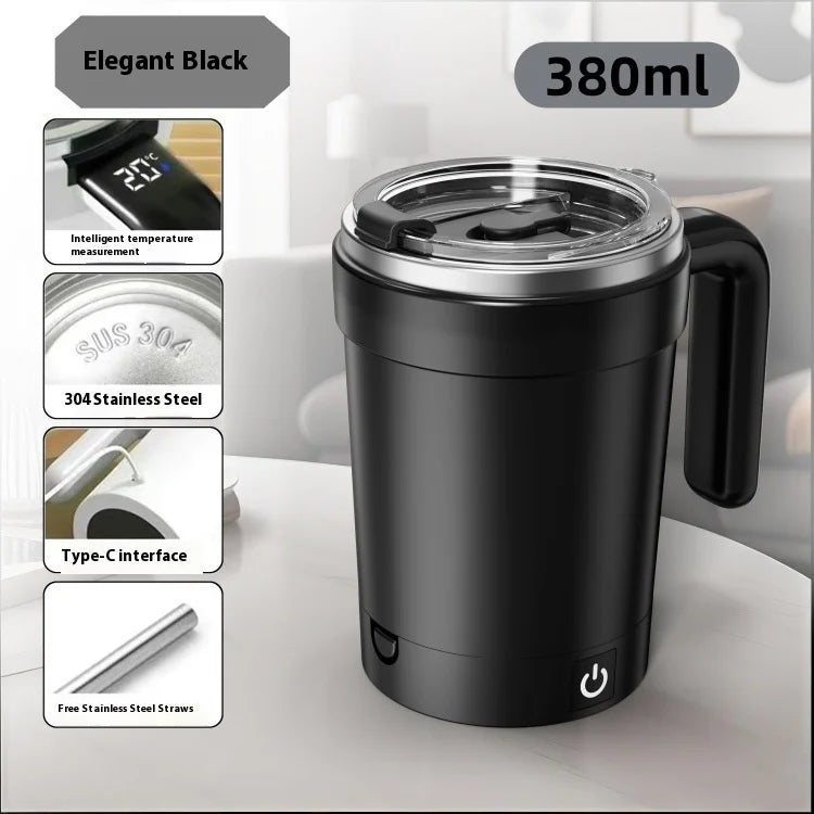 Self-Stirring Mug — Smart Magnetic Auto-Mixing Cup