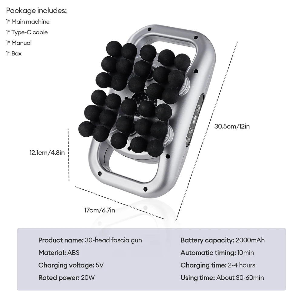 30-Speed Full Body Massage Gun