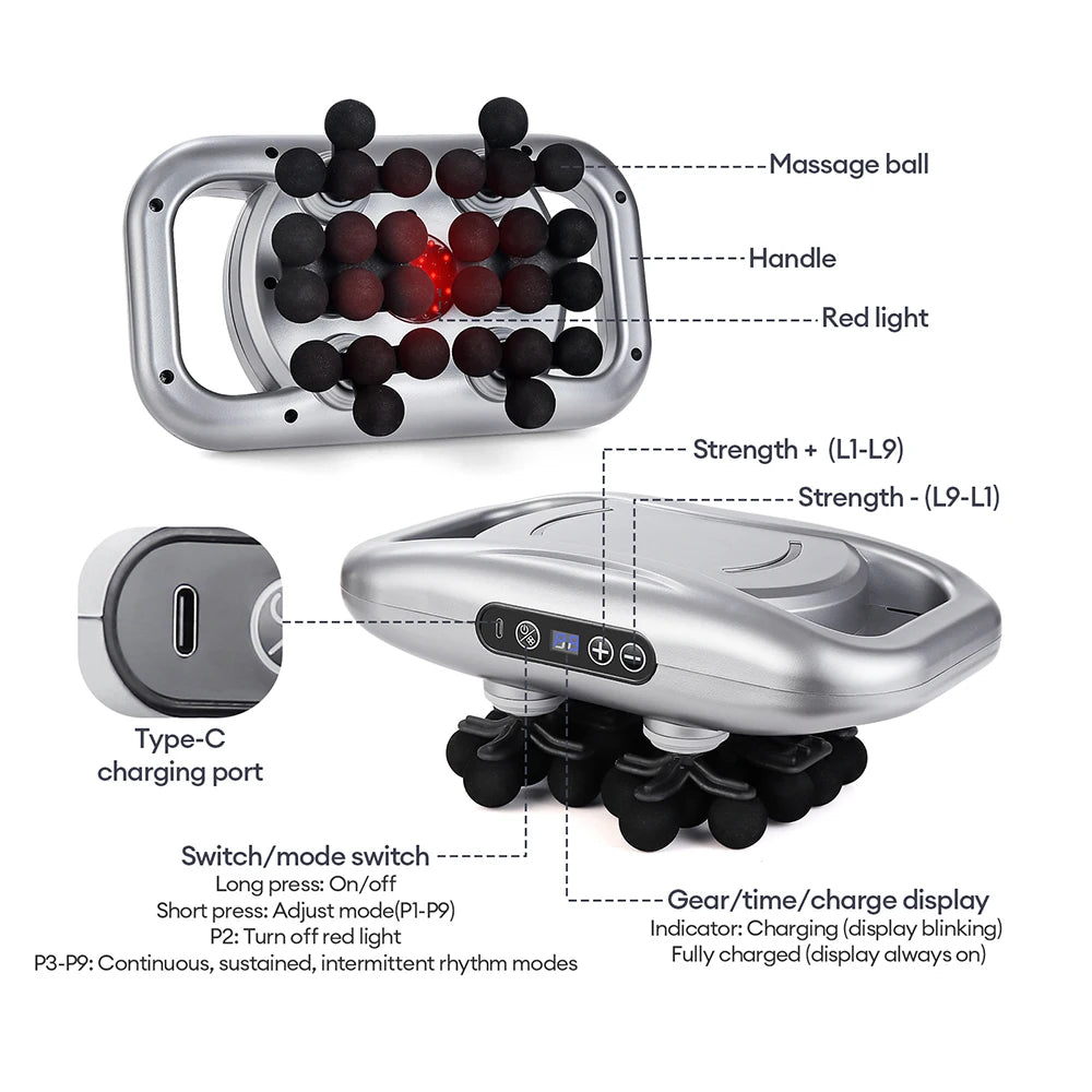 30-Speed Full Body Massage Gun