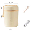 Electric Lunch Box — Portable USB Food Warmer, 600ML Stainless Steel