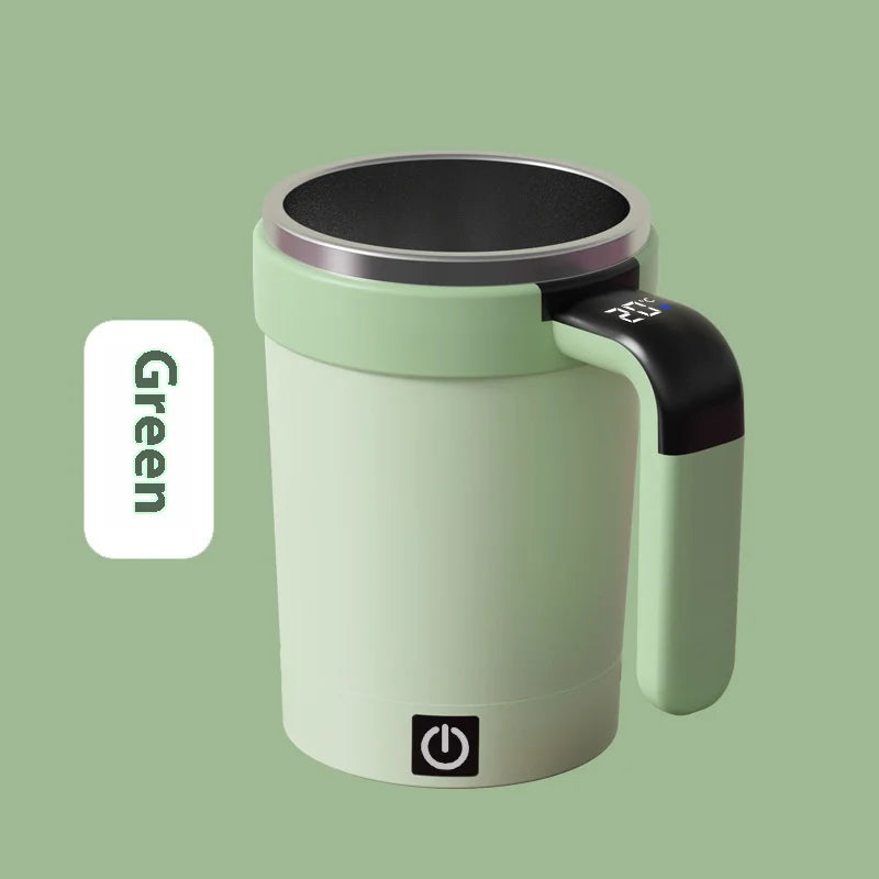 Self-Stirring Mug — Smart Magnetic Auto-Mixing Cup