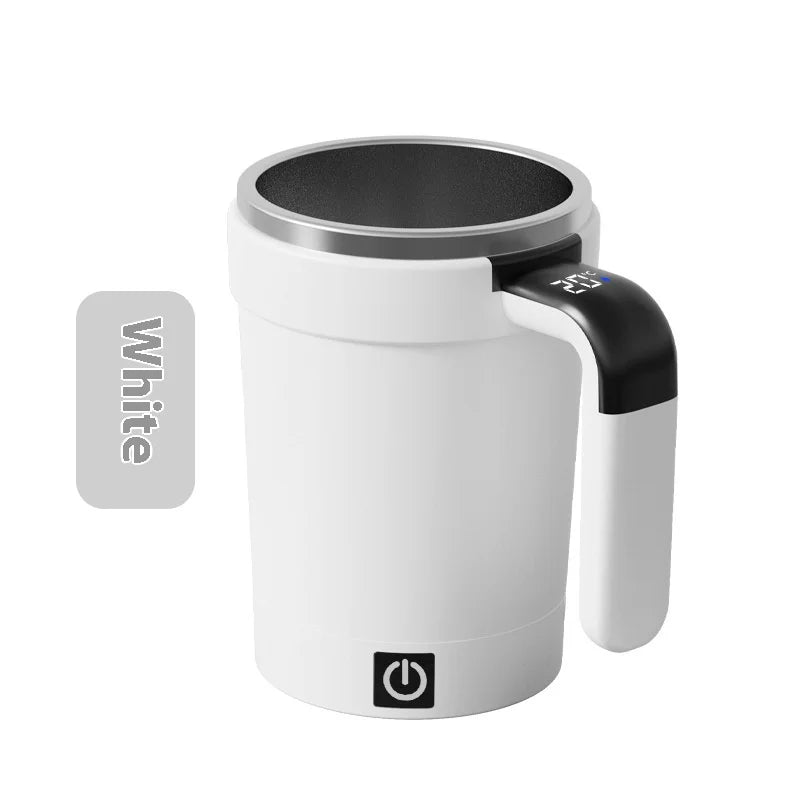 Self-Stirring Mug — Smart Magnetic Auto-Mixing Cup