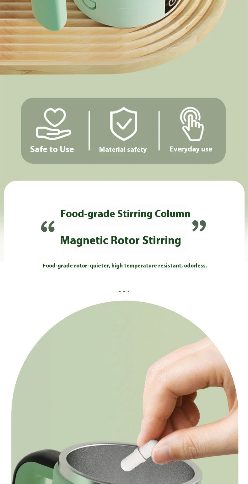 Self-Stirring Mug — Smart Magnetic Auto-Mixing Cup