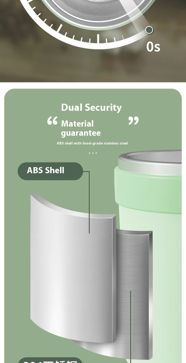 Self-Stirring Mug — Smart Magnetic Auto-Mixing Cup