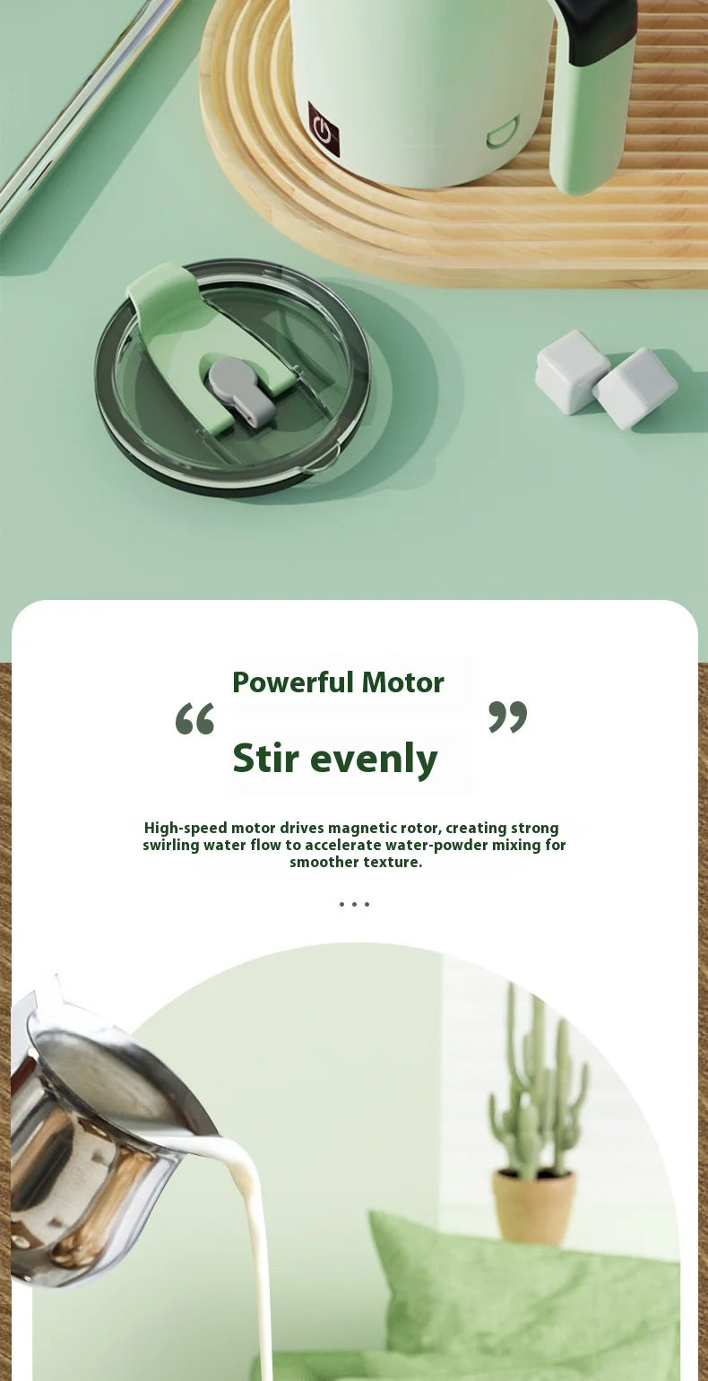 Self-Stirring Mug — Smart Magnetic Auto-Mixing Cup