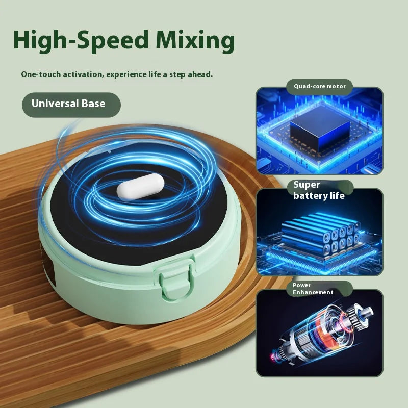 Self-Stirring Mug — Smart Magnetic Auto-Mixing Cup