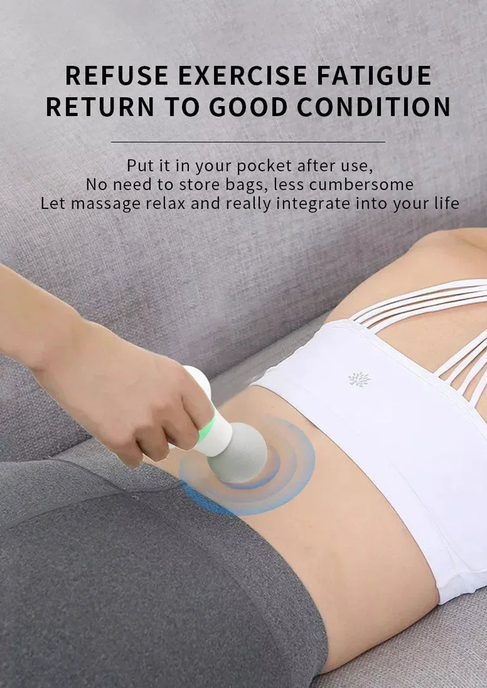 Mini Massage Gun — Portable Deep Tissue Recovery