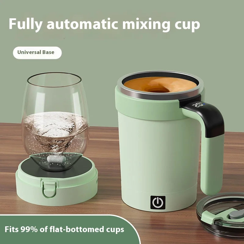 Self-Stirring Mug — Smart Magnetic Auto-Mixing Cup