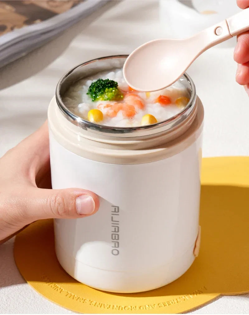 Electric Lunch Box — Portable USB Food Warmer, 600ML Stainless Steel
